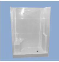 36036 Lewis 60" One Piece One Seat Shower