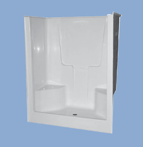 3309 Becker 60" Two Seat Shower